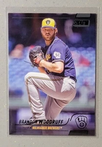 Brandon Woodruff 2022 Topps Stadium Club Black Foil Parallel #261 - Brewers - Bild 1 von 3