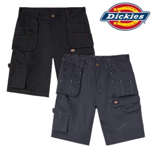 Dickies Work Pro Shorts Cargo Combat Shorts Black Grey Mens Redhawk 30-42 WD802 - Picture 1 of 13