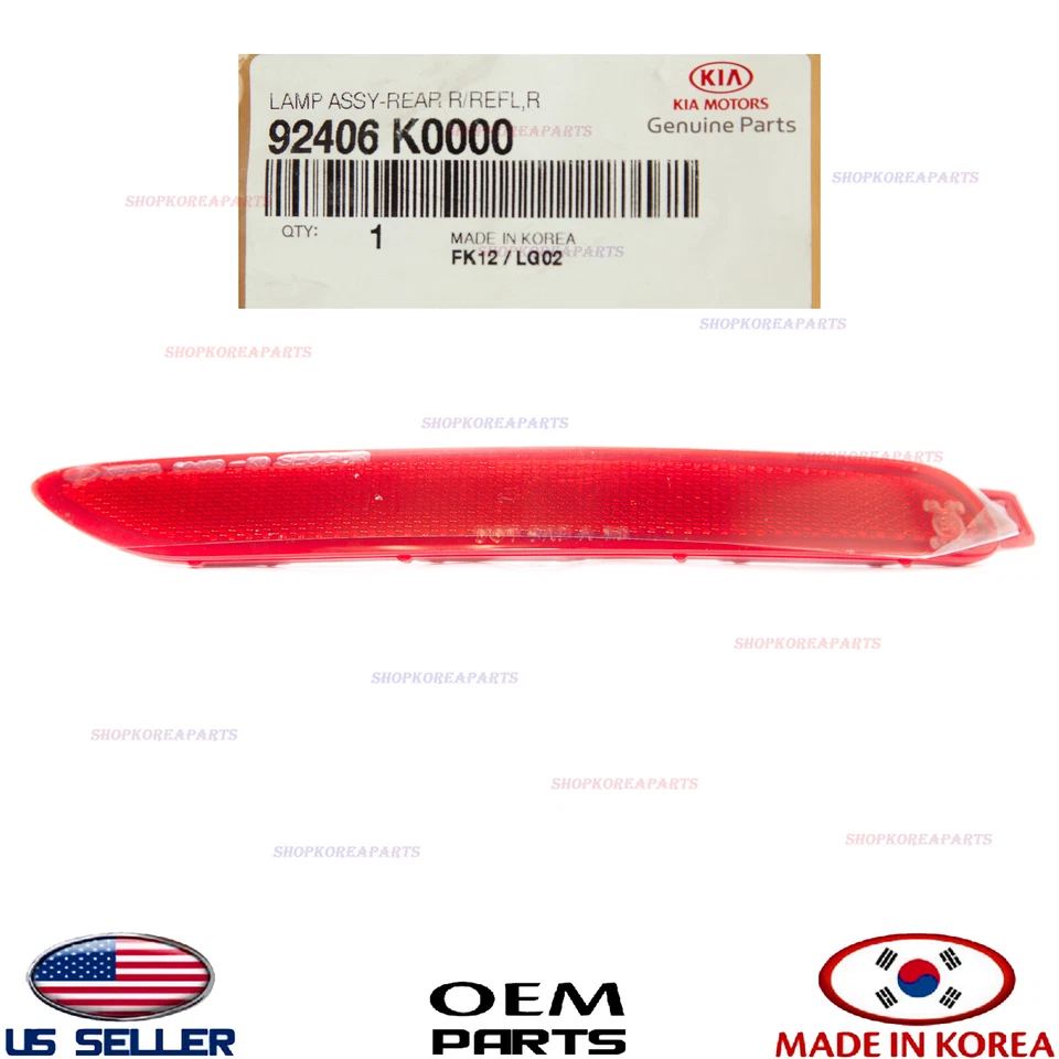 OEM 2020 Kia Soul Lamp Assembly Rear R Ref 92406-k0000