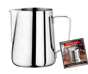 Steelex Milk Frothing Jug 20oz Stainless Steel - Picture 1 of 2