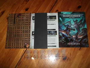 Warhammer 40,000 10th Edition Handbook Mat Rulers Datasheets No Miniatures - Picture 1 of 1