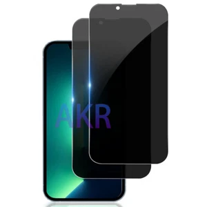 1/2 Pack For iPhone 14 Plus Only Anti Spy Tempered Glass Screen Protector - Picture 1 of 10