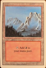 Mountain (B) - Land Revised 3rd Edition Mtg Magic Rare x4 NM