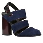 Aldo Rise Ostwald Helgason Heels Womens Blue Suede Shoes Sz US 6 EU 37 UK 4