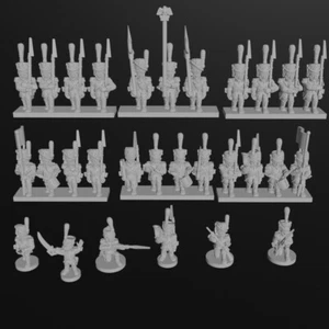 96x 6mm/1:300th French Light Infantry in Pre-Bardin Uniforms (Turner Miniatures) - Picture 1 of 2