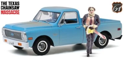 CHEVROLET C10 with Figure - 1971 - Texas Chainsaw Massacre - HIGHWAY 61 1:18 - Immagine 1 di 4