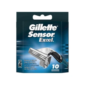 Gillette Sensor Excel Rasierklingen Klingen Wechselklingen Nassrasur, 10er Pack - Bild 1 von 1