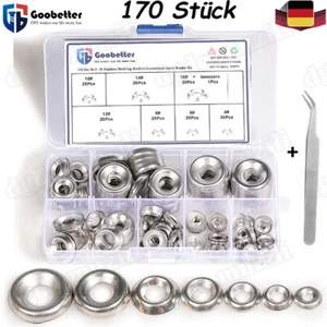 170 Stück Rosetten für Senkkopfschraube Unterlegscheibe Set Edelstahl M4 - M16 - Bild 1 von 14