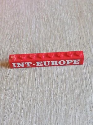 Lego Vintage Brique int-europe rouge  - Photo 1/2