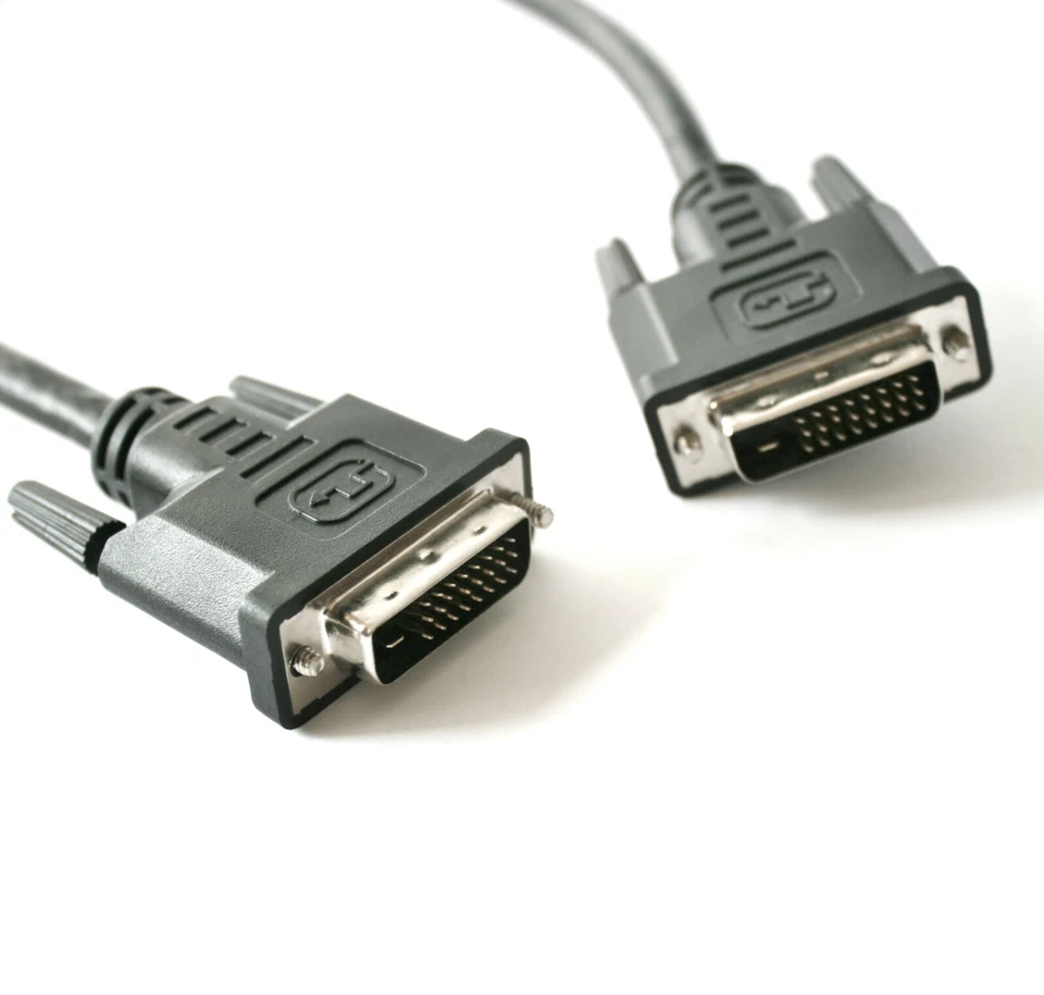 0,5m DVI-D Kabel 24+1 Dual-Link Monitor PC TFT-Display kurz 50 cm - Bild 1 von 1