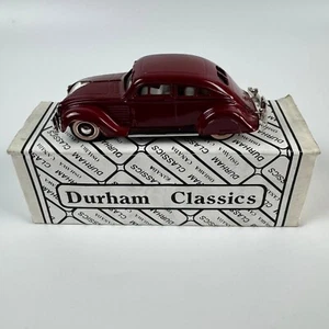 Chrysler Airflow 2 puertas cupé Durham Classics 1/43 1934 rojo oscuro en caja - Imagen 1 de 14