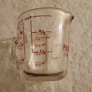 Vintage Fire King Glass 8 Ounce Measuring Cup 1940s - Picture 1 of 5