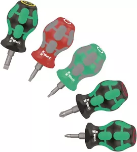Wera Stubby Set 3 Cacciaviti Set 5 Pezzi 05008872001 - Foto 1 di 6