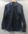 Granatowa koszula SELECTED HOMME, białe niebieskie kropki, slim fit, rozmiar M 15,75