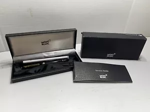 Montblanc Meisterstuck penna roller 163 - classica - bordo oro - ottima - Foto 1 di 19