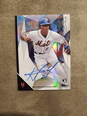 2015 TOPPS FINEST DILSON HERRERA FA-DH REFRACTOR ROOKIE AUTO AUTOGRAPH METS - Image 1 of 2