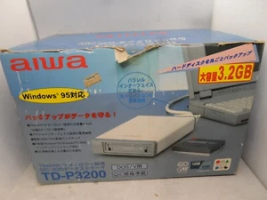 Aiwa Parallel Port Tape Drive System with cable and adaptor td-p3200 qic-3020 - Picture 1 of 5