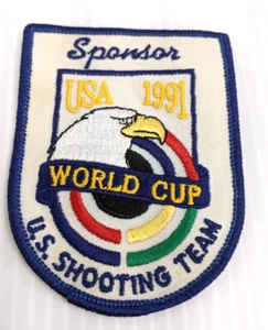 Parche De Colección 1991 Copa Mundial de Estados Unidos Equipo de Tiro Parche Sombrero Camisa Bordada 3x4" - Imagen 1 de 2