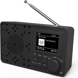 DAB Radio, LFF DAB Plus Radio, DAB Digitalradio, Digital Radio mit Bluetooth - Bild 1 von 4