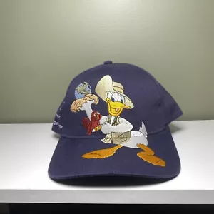 Walt Disney World Animal Kingdom Donnald Duck Adjustable Hat, Dark Blue - Picture 1 of 9