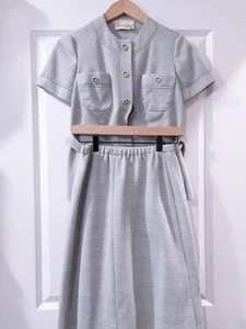 Vintage 60’s Kay Windsor 2 Piece Shirt And Skirt Outfit Size Small/Medium - Picture 1 of 6