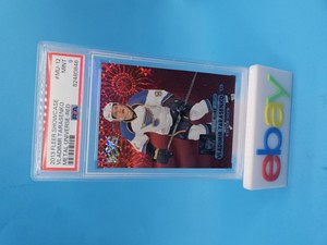 2013-14 Fleer Showcase Metal Universe PMG Red /75 Vladimir Tarasenko PSA 9 RC