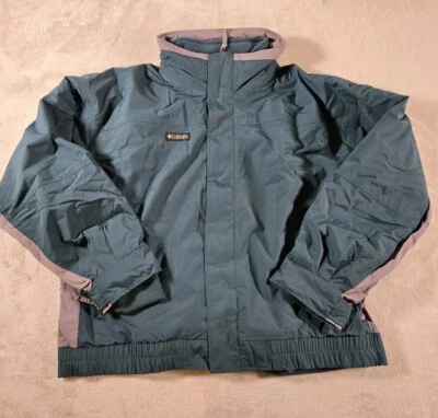 Columbia Bugaboo 1986 Interchange 3-in-1 Jacket Teal/Purple Men's Size XXL - Image 1 of 4