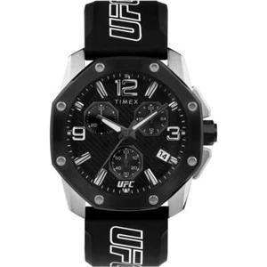 Timex Herren Uhr Armbanduhr Chronograph Analog Silikon TW2V58600 UFC Icon - Bild 1 von 7
