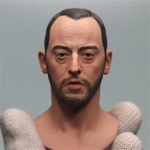 1/6 Scale Jean Reno Killer Man Head Carved Sculpt Model Toys PVC Man Head - Picture 1 of 8