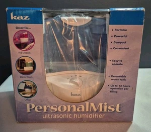 Kaz Personal Mist Ultrasonic Humidifier 5520B Portable Compact 12 Hour Blue - Picture 1 of 6