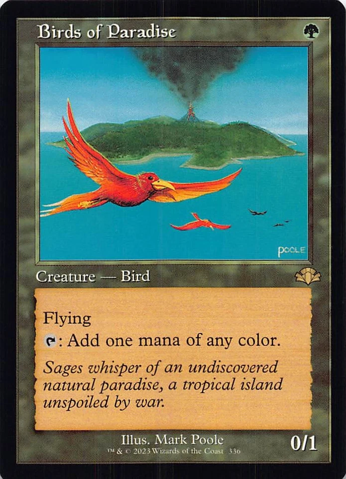 Birds of Paradise (Retro Frame) R Dominaria Remastered 336 NM - Image 1 of 1