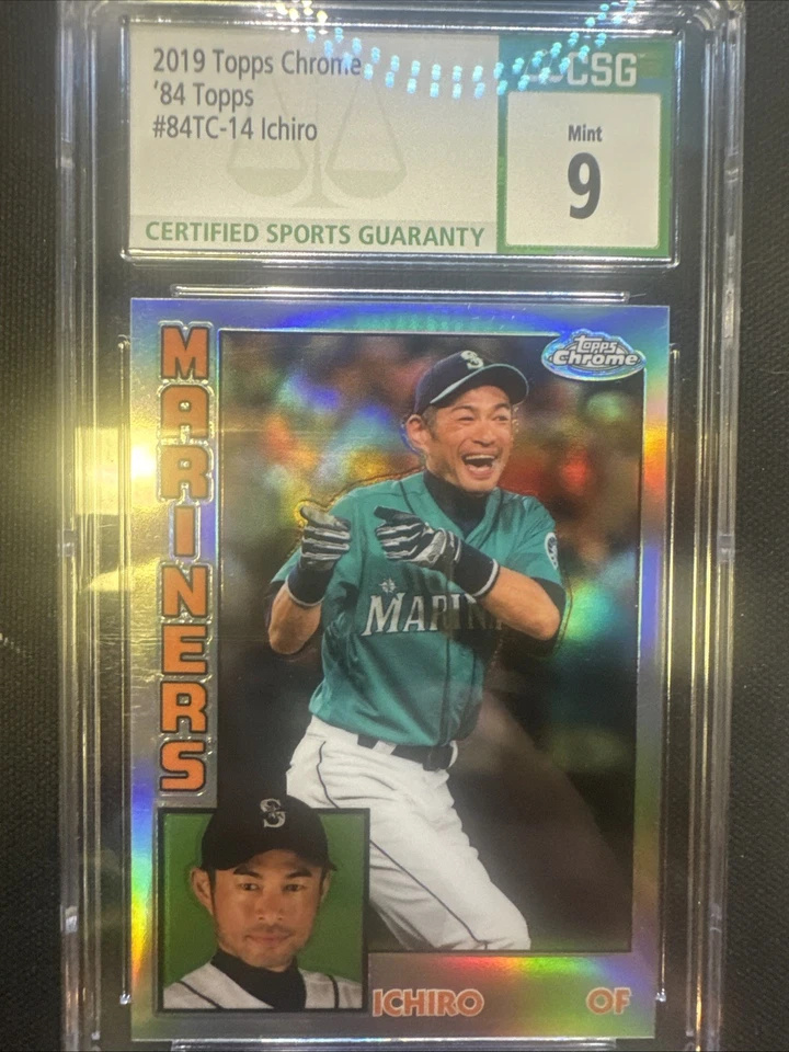 2019 Topps Chrome 35th Anniversary 1984 Design Ichiro Suzuki #84TC-14 Mariners  - Image 1 of 2