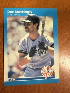 Fleer Glossy #104 1987 Don Mattingly - Imagen 1 de 2