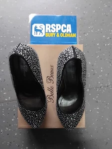 Belle Beaux Sparkle Shoes Size UK 5 EU 38 - Foto 1 di 5