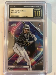 2022 Topps Cosmic Chrome - Oneil Cruz-  (RC) CGC 10  PRISTINE GOLD LABEL Pirates - Picture 1 of 2