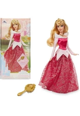 Disney Princess Sleeping Beauty Aurora Classic Doll Poseable Hairbrush New Boxed - Image 1 of 4