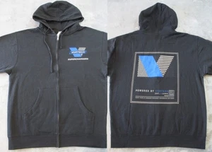 Vortech Supercharger Hoodie Mens Large Black Full Zip Turbo Racing Sweatshirt - Picture 1 of 23