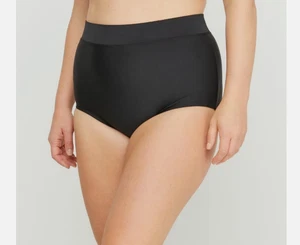 Cacique Swim High Waisted Bikini Bottom-Size 14-Full Coverage-Lined-Slimming - Picture 1 of 9