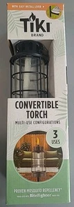 Tiki Brand Patio Torch Light House Convertible Multi-Use 3 Uses NEW Outdoor - Picture 1 of 3