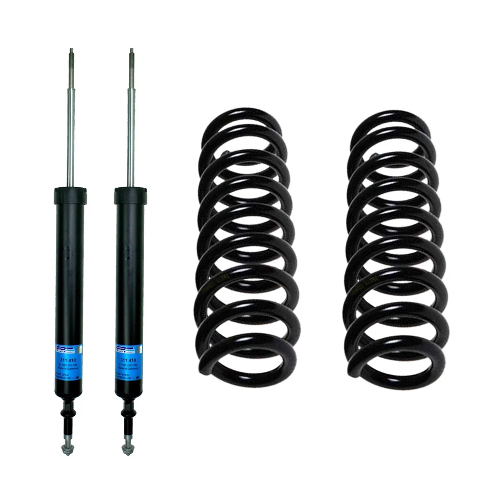 萨克斯后减震器和 Lesjofors 线圈弹簧套件适用于宝马 E90 325i 3.0L L6 — 第 1/1 张图片