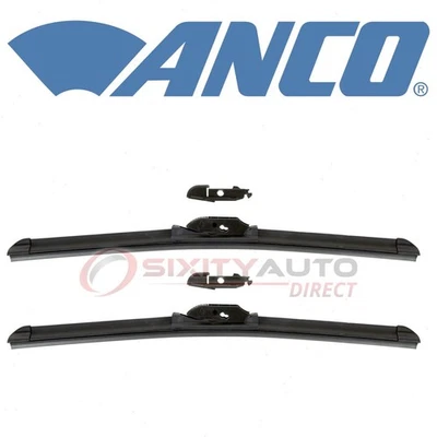 2 pc ANCO Front Wiper Blade for 1988 BMW 535is - Windshield Windscreen nn Foto 1 de 4