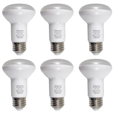 6PK - PILA 6W R20 LED E26 Medium Base 5000K Daylight - Non-Dimmable Bulb - Image 1 of 3