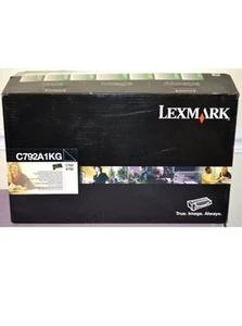Genuine Lexmark C792A1KG Black Return Program Print Toner Cartridge--New Sealed - Picture 1 of 1