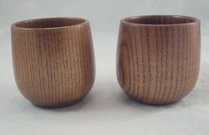2er Set Oaksip The Original Holz Whisky/Bourbon Gläser 3,5" x 3,25" OVP - Bild 1 von 8