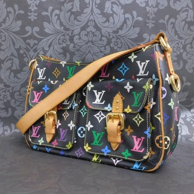 Bolso de Hombro LOUIS VUITTON MONOGRAMA Multicolor Negro Lodge GM #5 Rise-on Foto 1 de 4