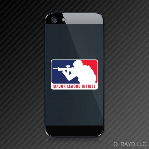 Major League Infidel Cell Phone Sticker Decal Self Adhesive Mobile MLI - Image 1 of 1