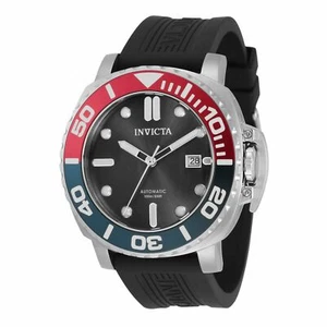 INVICTA MEN'S 48MM AVIATOR PRO DIVER AUTOMATIC PEPSI BEZEL SILICONE SS WATCH - Picture 1 of 3