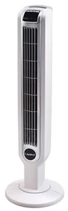Lasko 36" 3-Speed Oscillating Tower Fan with Timer and Remote Control, White,New - Picture 1 of 6