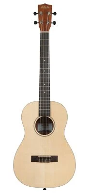 Kala KA SSTU B - Solid Spruce Top Mahogany Travel Baritone Ukulele, with Bag - Image 1 of 4