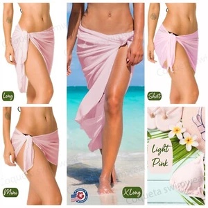 COQUETA Mini Sheer mesh cover up Beach Sarong swimwear Pareo swimsuit wrap SALE - Picture 1 of 30